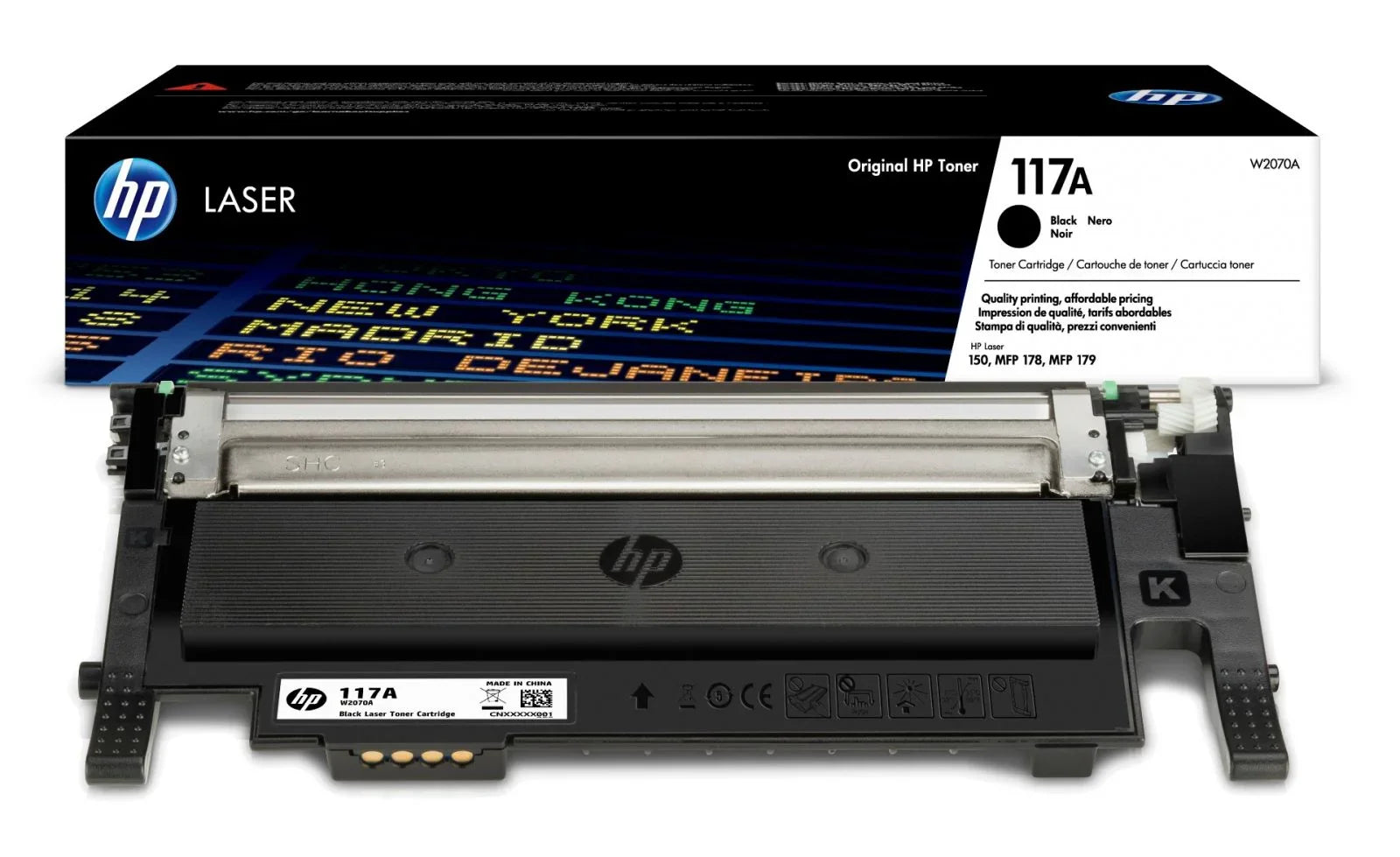 HP 117A Black Original Laser Toner Cartridge - W2070A - eBuy UAE